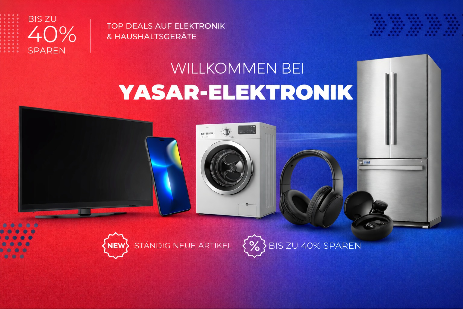 Yasar Elektronik - Top Deals auf Elektronik & Haushaltsgeräte